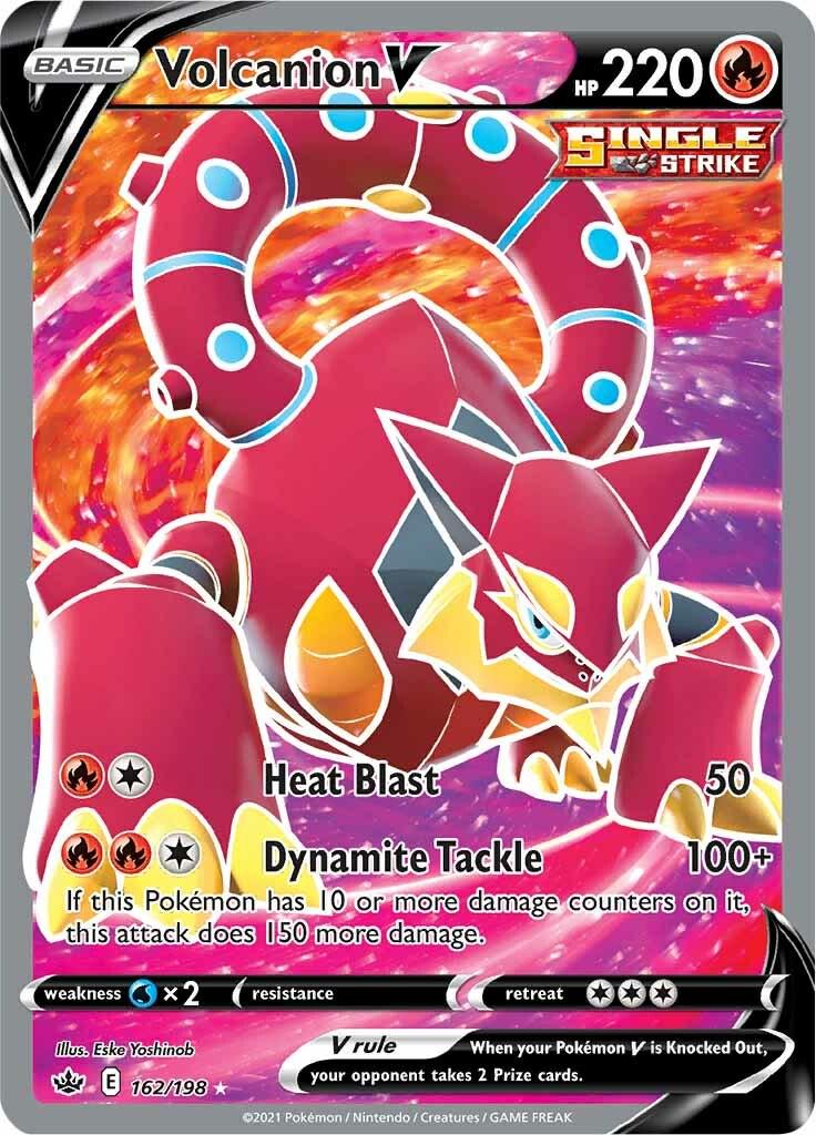 Volcanion V 162/198 - Chilling Reign - Full Art