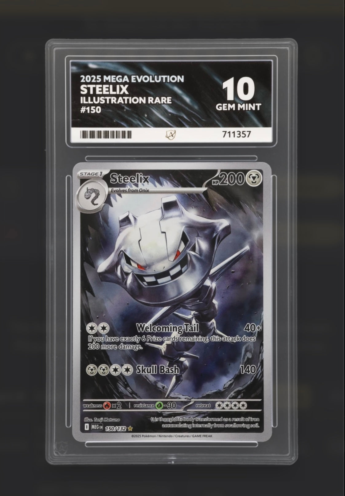 Steelix 150/131 - Mega Evolution - Illustration Rare - ACE 10