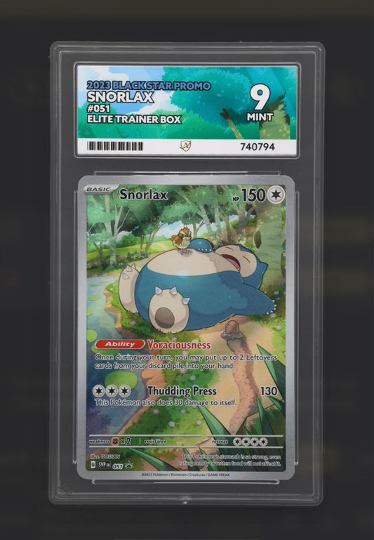 Snorlax 051 - 151 - Black Star Promo - ACE 9