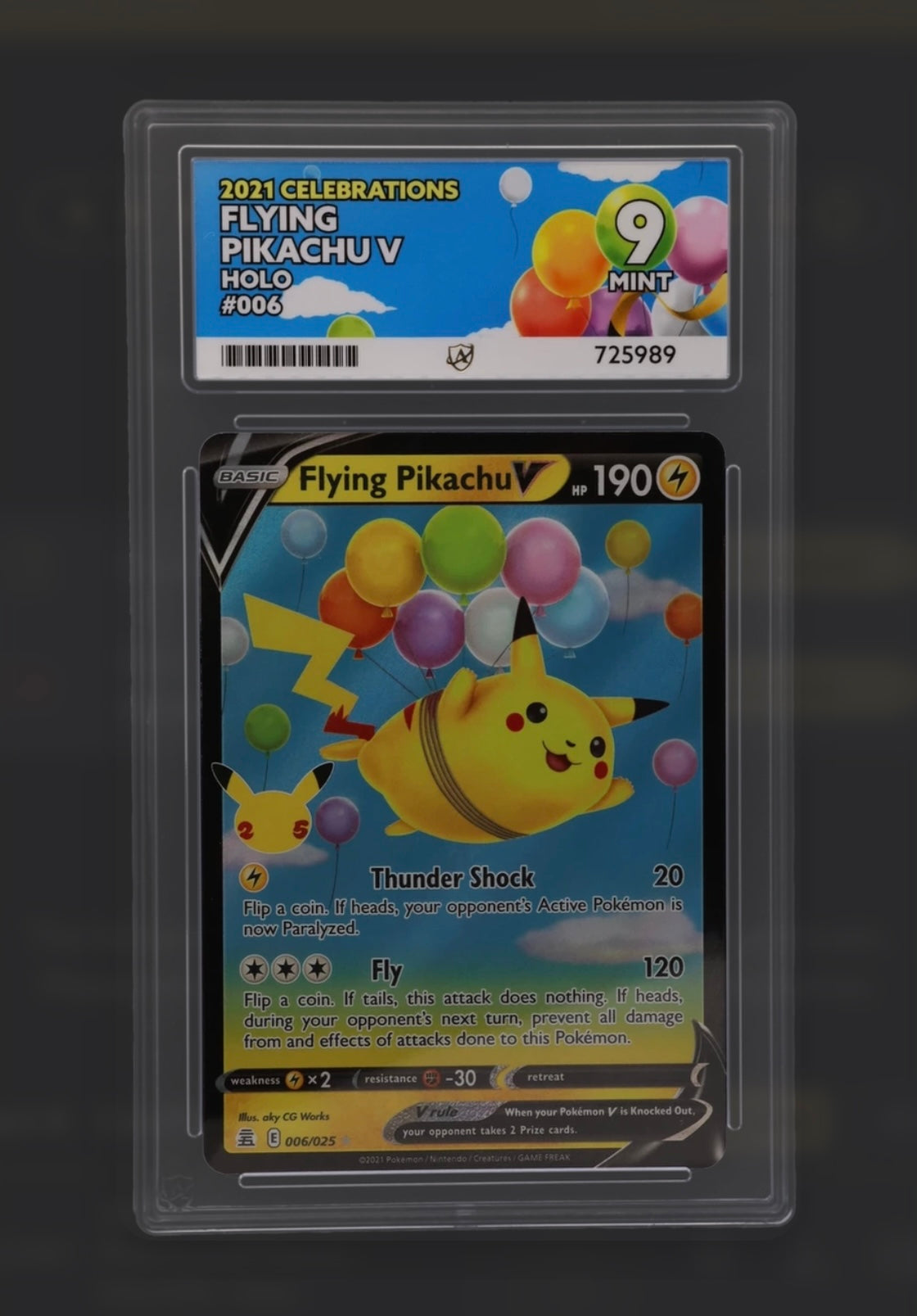 Flying Pikachu V 006/025 - Celebrations - ACE 9