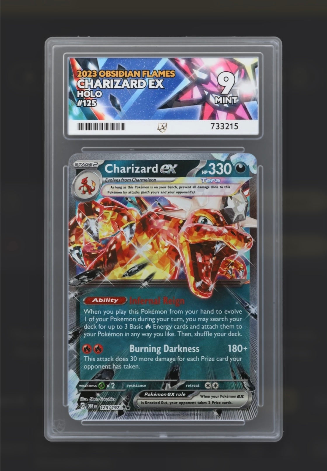 Charizard EX 125/197 - Obsidian Flames - ACE 9